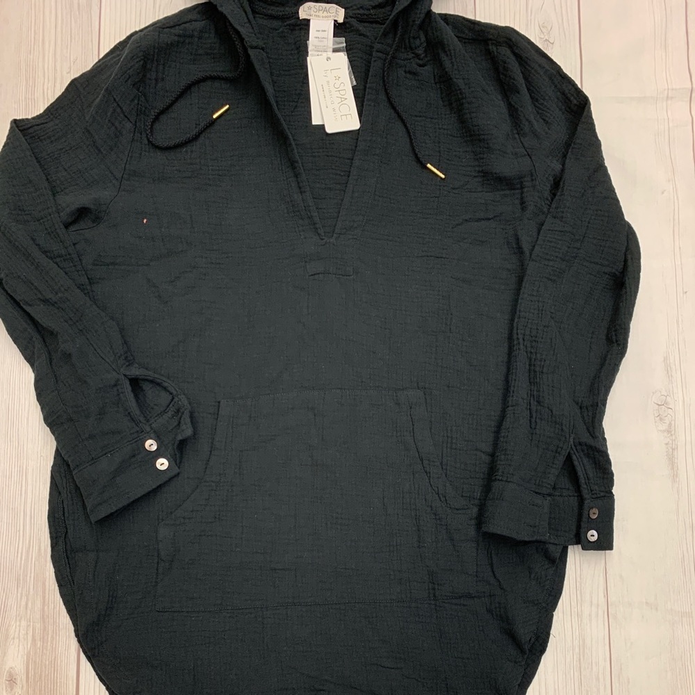 L Space Caswell cover-up black womens S